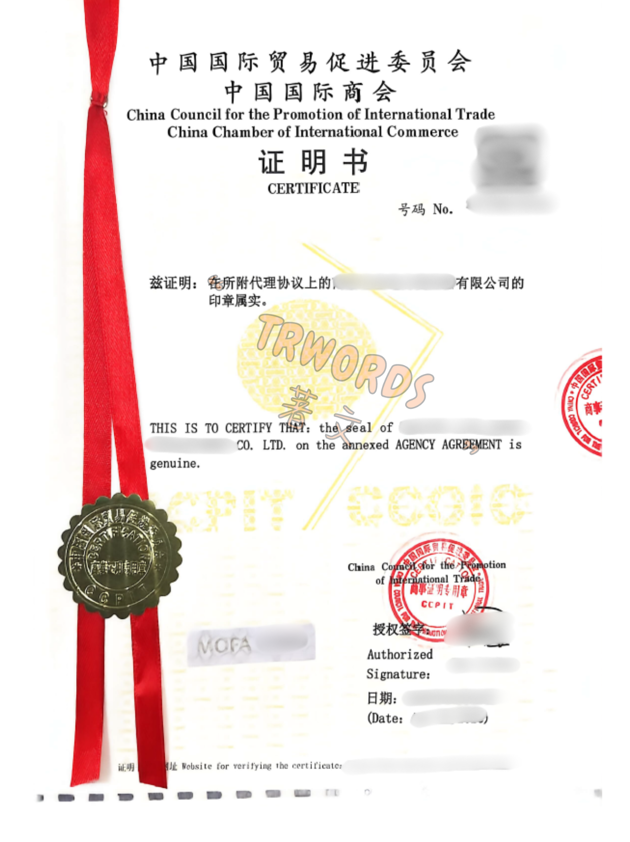 Read more about the article 【案例研究】代理协议贸促会认证+阿联酋双认证